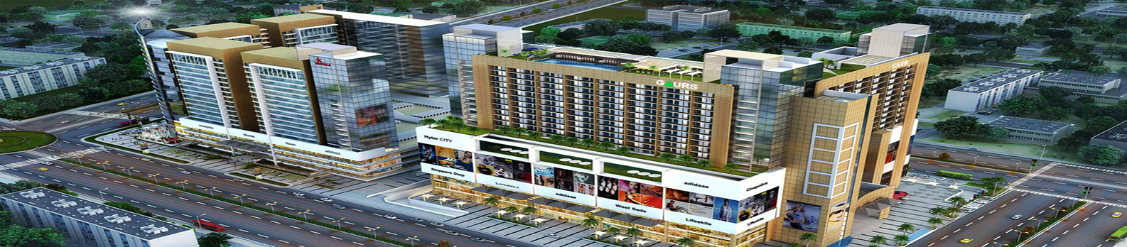 Gaur City Center Retail Shops in Noida
