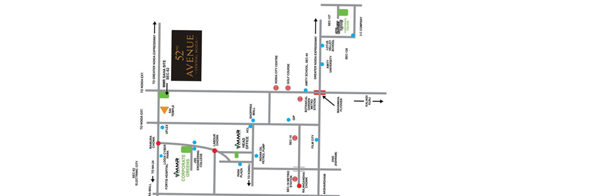 MMR 52nd avenue retail shops in Noida